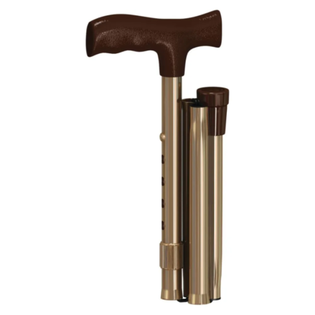 BENGALA DE ALUMINIO TIPO T BRONZE