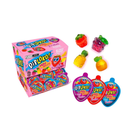 DOPLOKO MINI JELLY FRUTAS RECHEADAS SORTIDOS