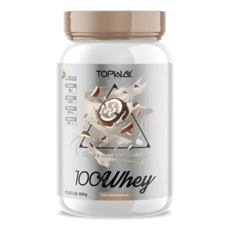 WHEY PROTEIN 100%-900G-COCO C/BAUNILHA