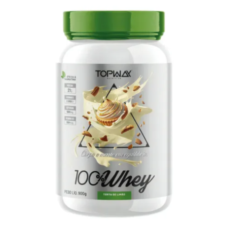 WHEY PROTEIN 100%-900G-TORTA DE LIMAO