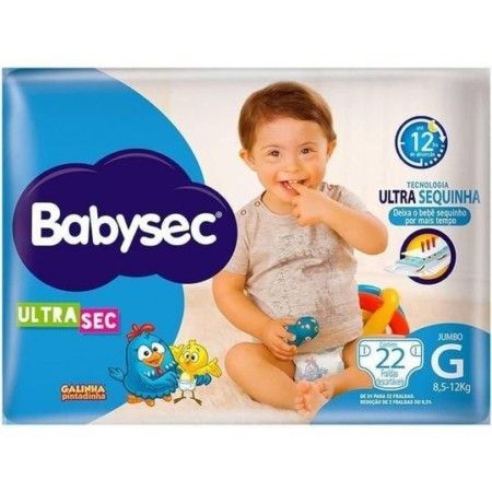 FRALDA BABYSEC ULTRA HIPER G 2X60