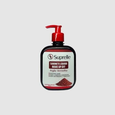 SAB SUPRELLE MAKEUP OFF ARGILA VERMELHA 300ML