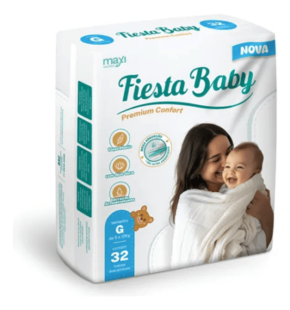 FRALDA FIESTA BABY G 06X32