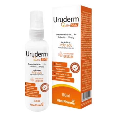 URUDERM QALIV SUN LOCAO DERMAT. SPRAY 100ML