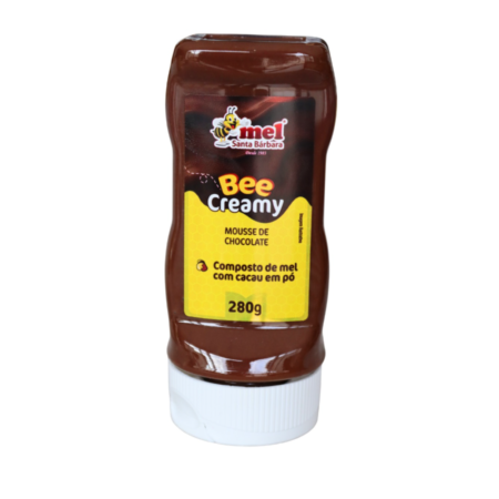 MEL CREMOSO COM CACAU BEE CREAMY BISNAGA 280G