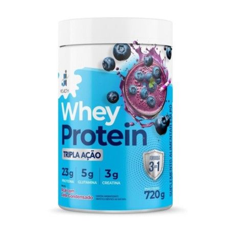 Health Whey Tripla Ação 720G Sabor Açaí com Leite Condensado