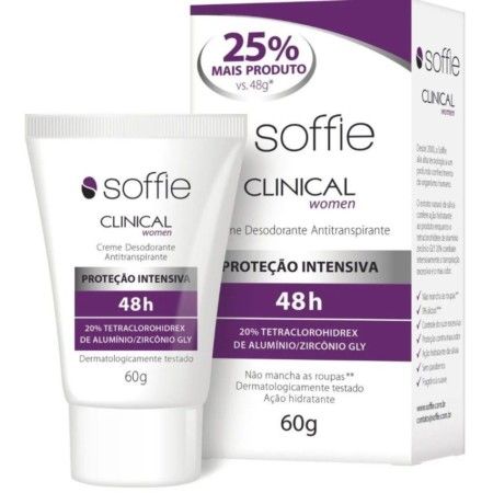 DESOD.ANTIT.SOFFIE CLIN.FEM 48H CREME 60GR