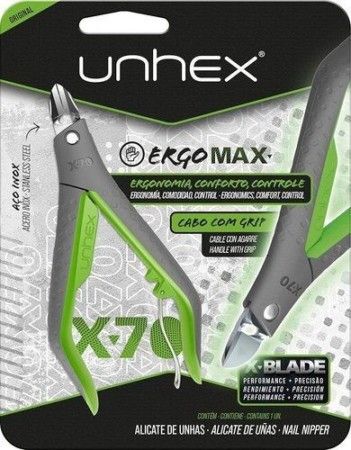 ALICATE PARA UNHAS UNHEX X70-VERDE