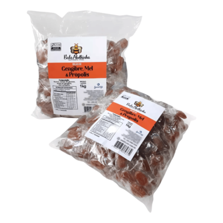 BALA ABELHINHA GENGIBRE/MEL/PROP 40G POTE1KG