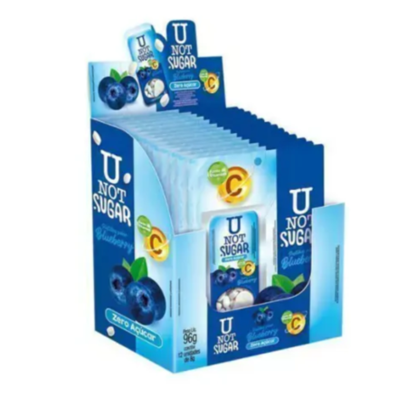 U NOT SUGAR VITAMINA C BLUEBERRY 12/8GR