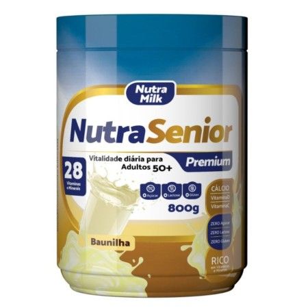 NUTRASENIOR PREMIUM S/ LACTOSE 800G BAUNILHA