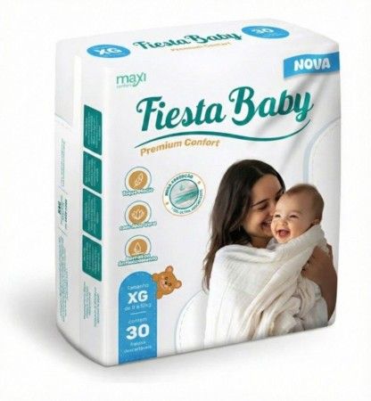 FRALDA FIESTA BABY XG 06X30