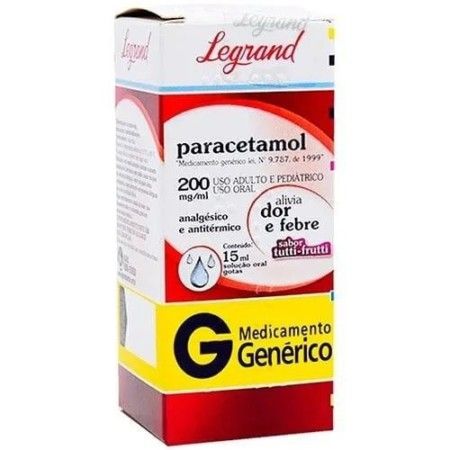 PARACETAMOL GOTAS FR C/15ML-GL