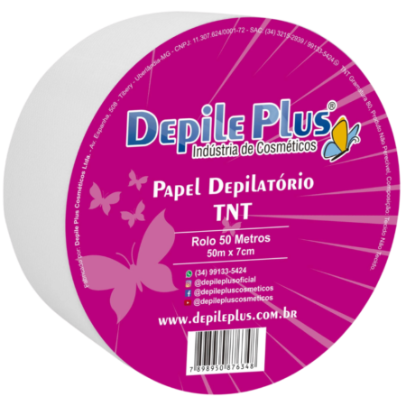 PAPEL DEPILATORIO TNT ROLO 50MT-DEPILE PLUS