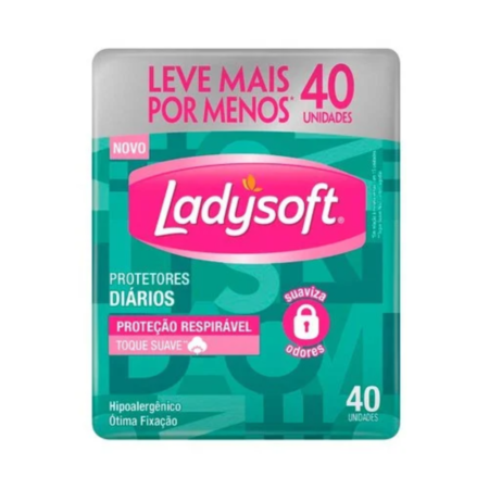 PROTETOR DIARIO LADYSOFT RESPIRAVEL C/40UND