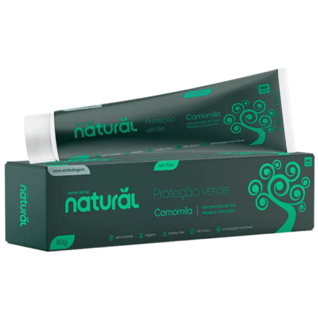 CREME DENTAL NATURAL UVA,MELISSA,CAMOMILA80G