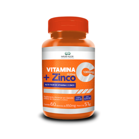 VITAMINA C 1000MG+ ZINCO PROC/60-CAP-NTF