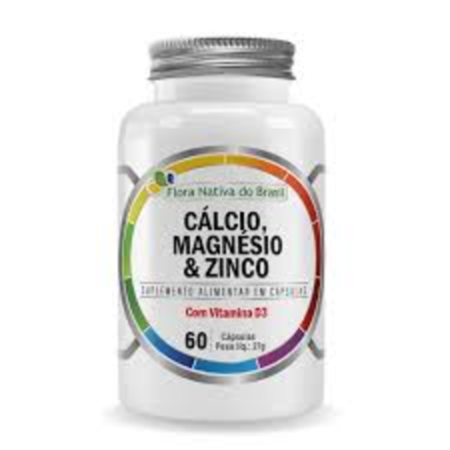 CMZ(CALCIO,MAGNESIO,ZINCO E D3)500MG C/60CAPS