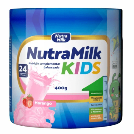 NUTRAMILK KIDS 400GR-MORANGO