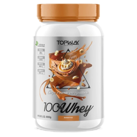 WHEY PROTEIN 100%-900G-BANOFFE