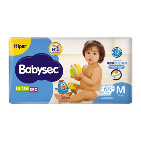 FRALDA BABYSEC ULTRA HIPER M C/68 FRD-2PCT