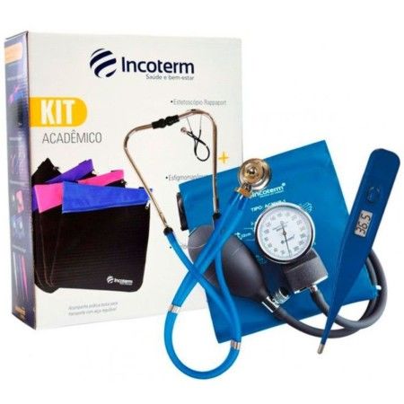 KIT ACADÊMICO INCOTERM KA 100 AZUL INTERCOM