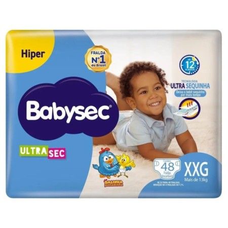 FRALDA BABYSEC ULTRA HIPER XXG C/48 FRD-2PCT