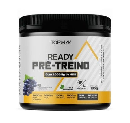 PRE TREINO C/HMB READY TOPWAY-195G S/CAF-UVA
