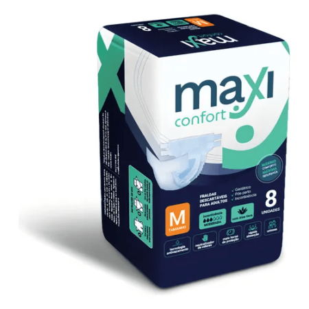 FRALDA GER.MAXI CONFORT P 08X08 MODERADA