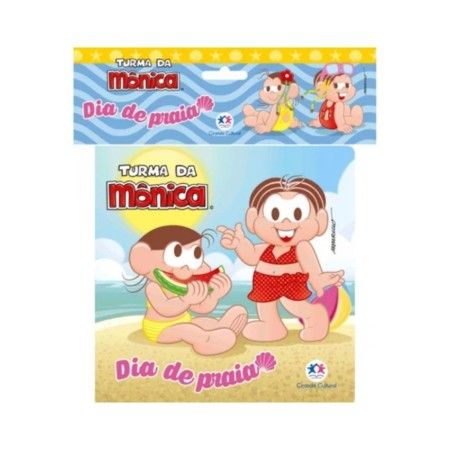 LIVRO BANHO-TURMA DA MONICA DIA DE PRAIA