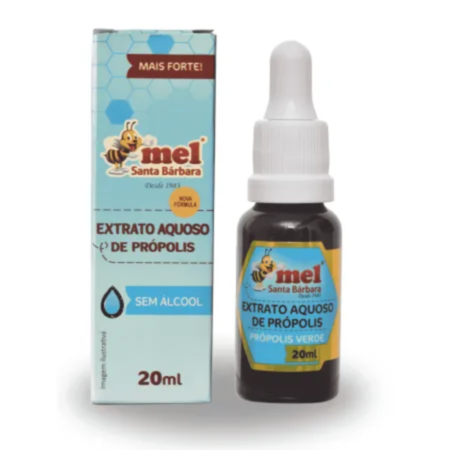 EXTRATO DE PROPOLIS 11% AQUOSO 20ML-SANTA BAR