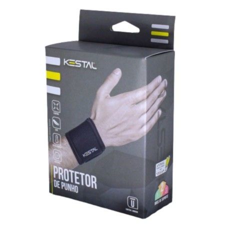 PROTETOR DE PUNHO PRETO UNICO-KSN009-KESTAL