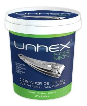 CORTADOR DE UNHAS P/ MAOS POTE C/72UND