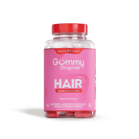 GUMMY HAIR MORANGO C/60