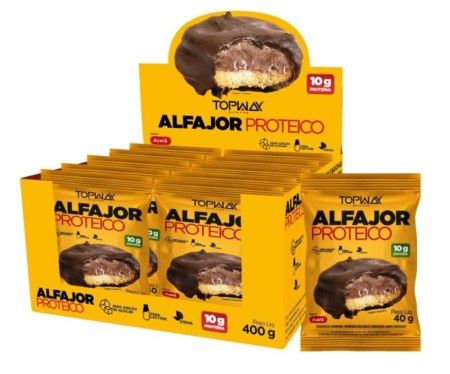 ALFAJOR PROTEICO TOPWAY DP 10X40GR-AVELA