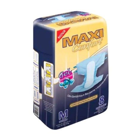 FRALDA GER.MAXI CONFORT M 08X08 MODERADA