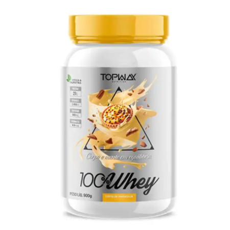WHEY PROTEIN 100%-900G-TORTA DE MARACUJA