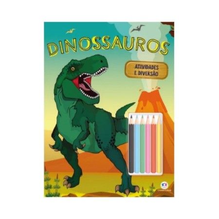 LIVRO ATIVIDADES DINOSSAUROS E DIVERSAO
