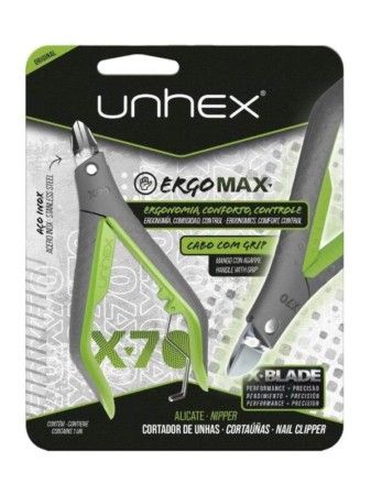 ALICATE PARA UNHAS UNHEX X70-VERDE LIMAO