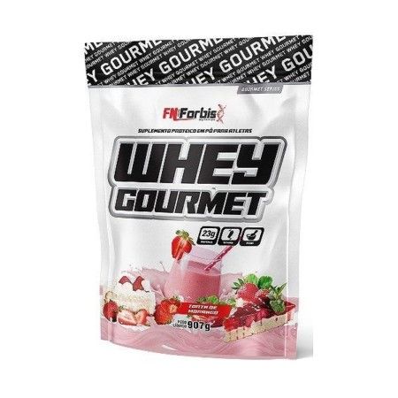WHEY GOURMET TORTA MORANGO 907G REFIL