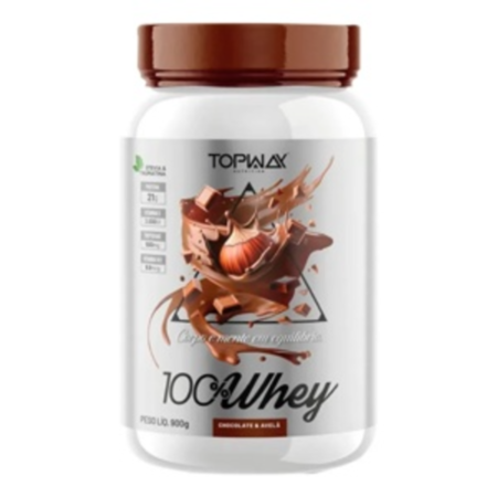 WHEY PROTEIN 100%-900G-CHOCOLATE C/AVELA