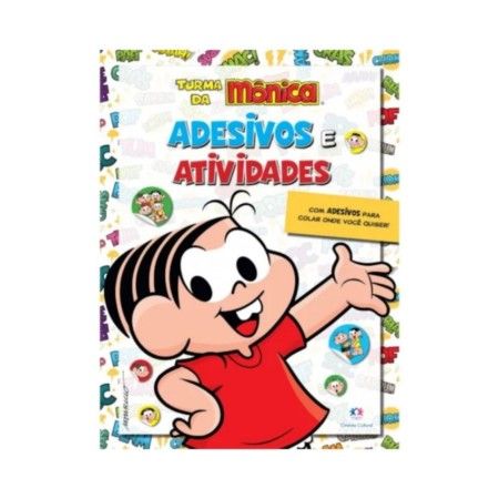 LIVRO ADESIVOS TURMA DA MONICA-ADESIVOS E ATI
