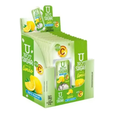U NOT SUGAR VITAMINA C LIMAO 12/8GR