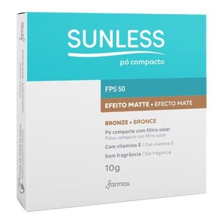 PO COMPACTO SUNLESS 10G FPS50 BRONZE