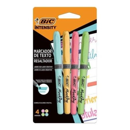 KIT MARCADORES BIC TOM PASTEL C/4