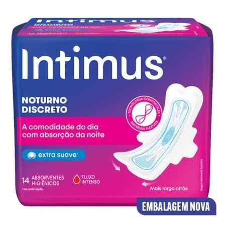 ABS.INTIMUS DIA&NOITE ULTRAFINO SUAVE C/14