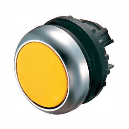 BOTAO ILUMINADO AMARELO PULSANTE 22,5MM M22-DL-Y EATON