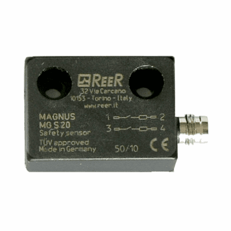 INTERRUPTOR DE SEGURANCA MAGNETICO MAGNUS MG S 20 3-10MM 2NA M8 INTERAXIS 22MM (APENAS SENSOR) 1291000 REER