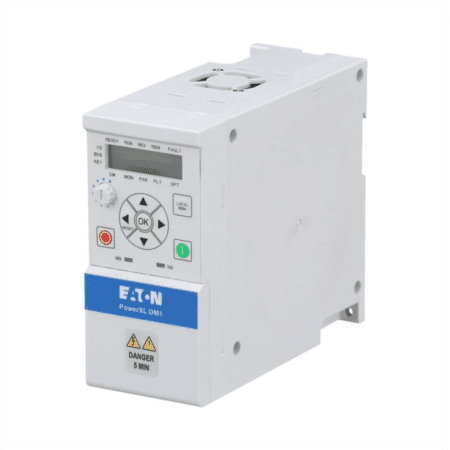 INVERSOR DE FREQUENCIA MONOFASICO DM1 PRO 3-5045-004A 220V 1F 0,25KW 1,6A RFI DM1-121D6EB-S20S-EM EATON