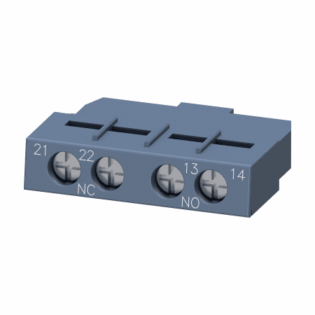 BLOCO DE CONTATO AUXILIAR FRONTAL 1NA + 1NF  3RV2901-1E SIEMENS